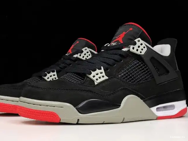 Cheap Kickmax CEMENT RETRO 308497-060 JORDAN 4 BLACK 0415